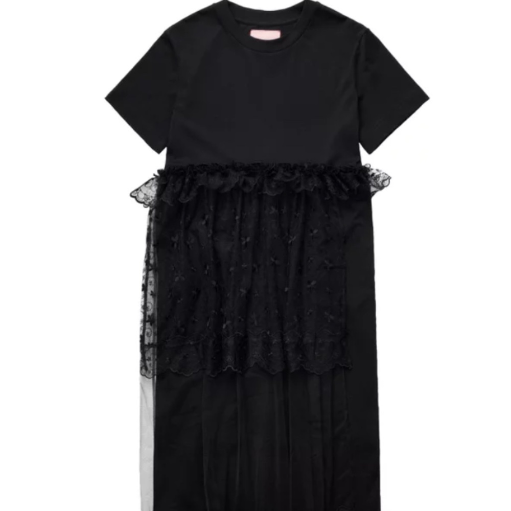 Simone Rocha x H&M Tulle-Detail T-Shirt Dress